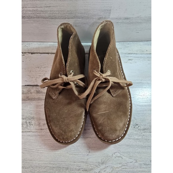 LL Bean Women's Size 6 Stonington Chukka Boots Brown Suede Leather 507370 - Picture 2 of 8